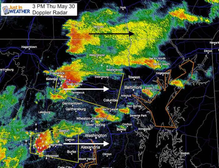 A few instances of large hail are also possible, and a tornado cannot be ruled out. Severe Thunderstorm Watch Radar - Severe Thunderstorm Watch And Warning Update May 30 Just In Weather