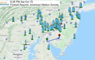 Fireball October 10 2020 Viewer Map