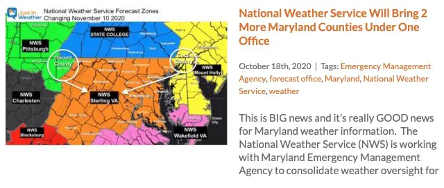 NWS Brings 2 Counties Under Local Office