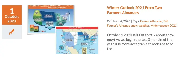 Winter Outlooks Farmers Almanacs