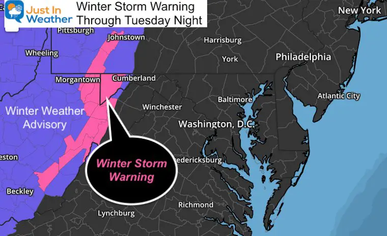 December 1 Winter Storm Warning