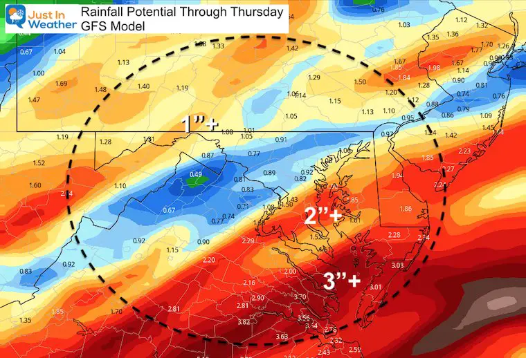 November 10 weather Eta rainfall GFS