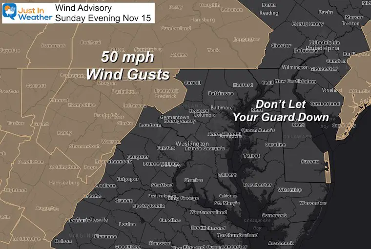 November 15 wind advisory