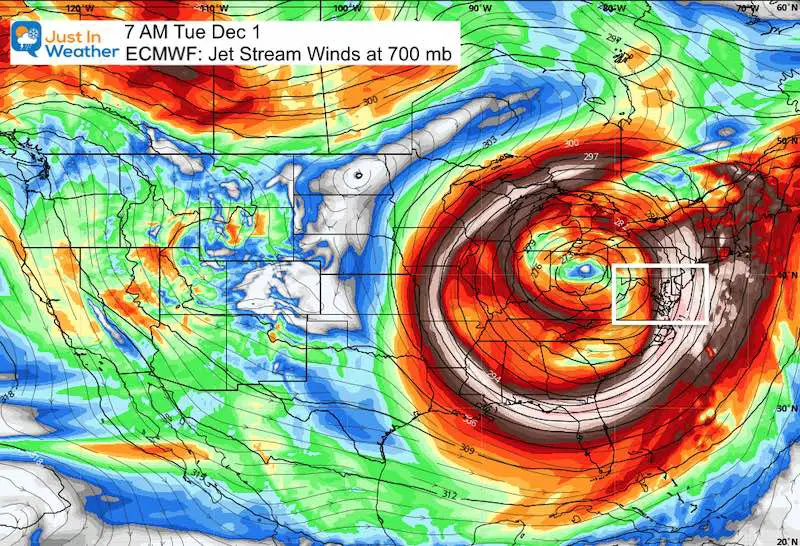 November 25 weather storm winter jet stream December