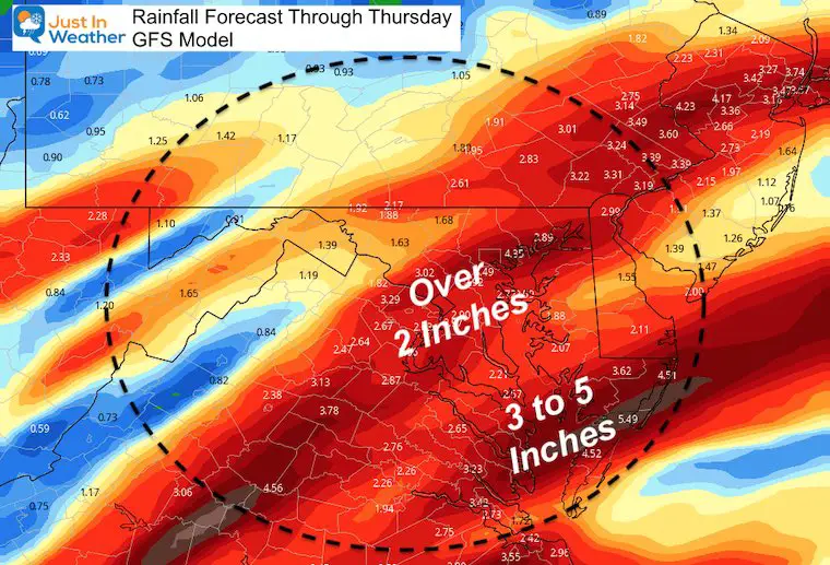 November 8 weather Eta Rain Forecast