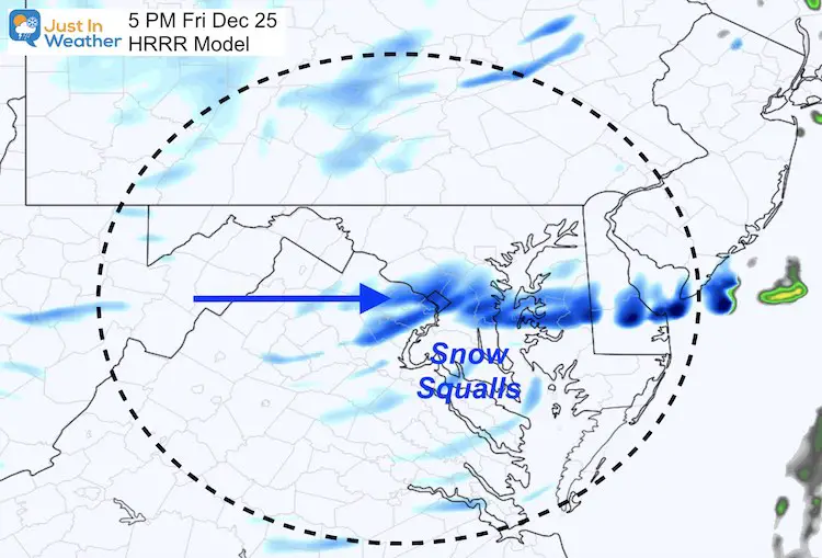 Christmas Day Snow Friday 5 PM