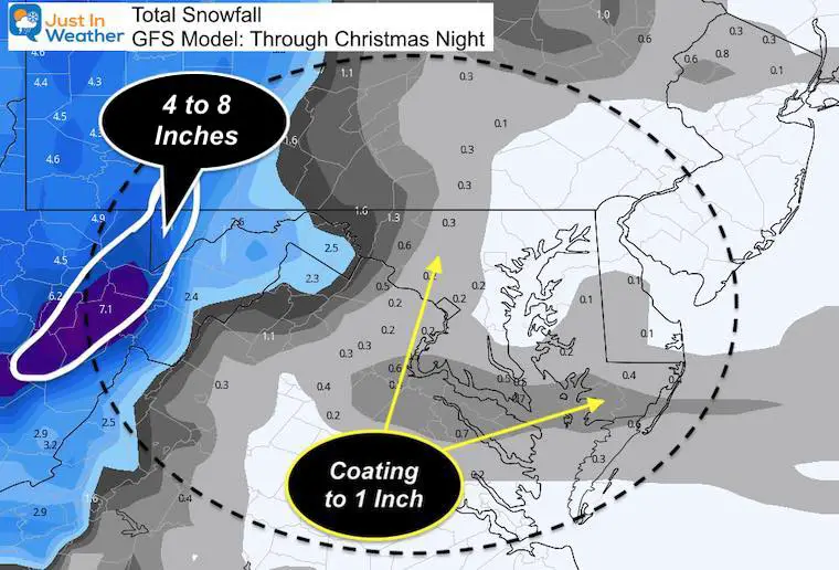 Christmas Storm Total Snow