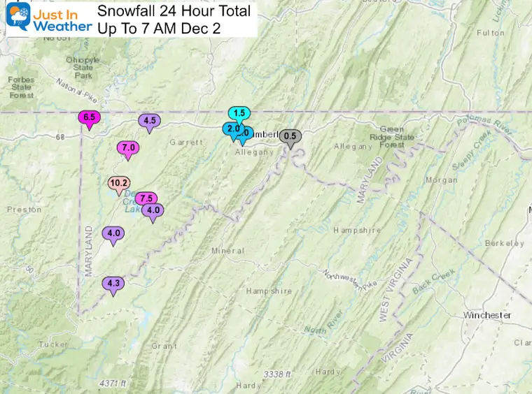 Dec 2 Snow Report