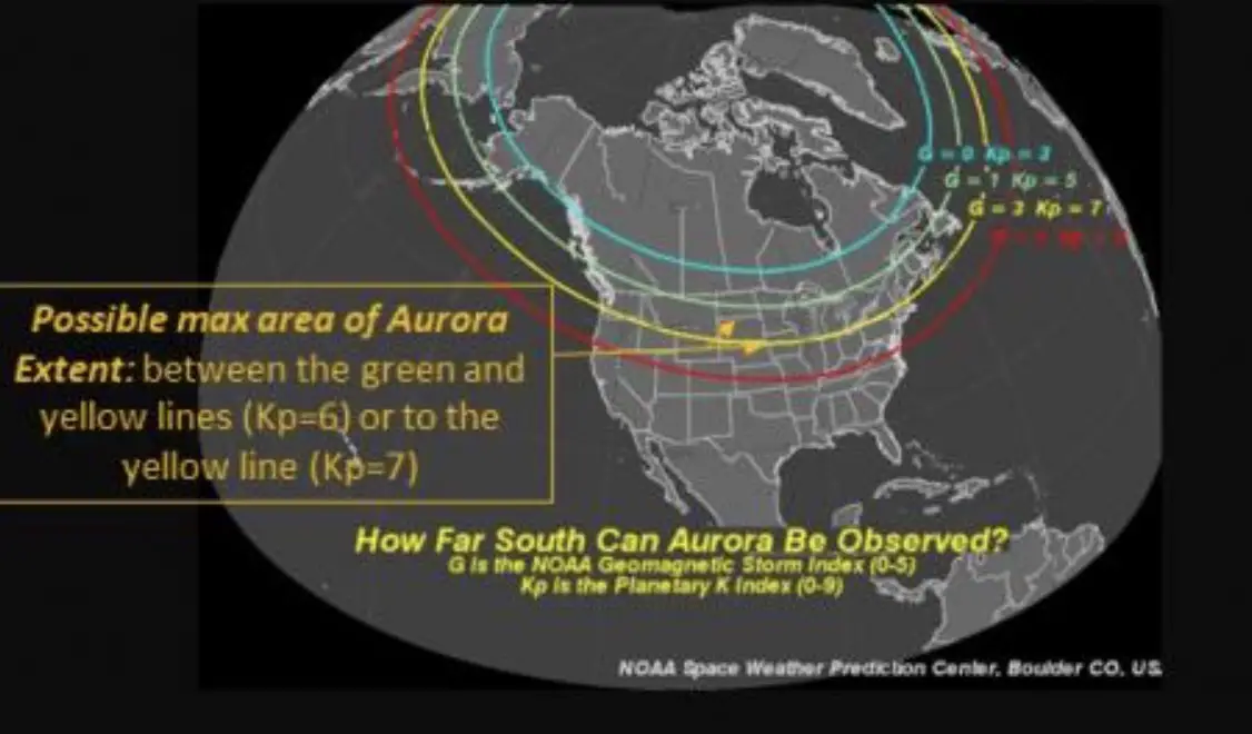 December 10 aurora visible