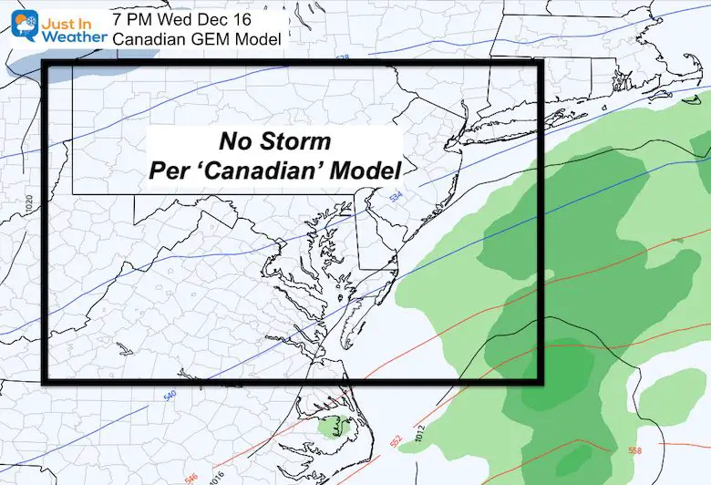 December 10 weather winter storm Wednesday Canadian