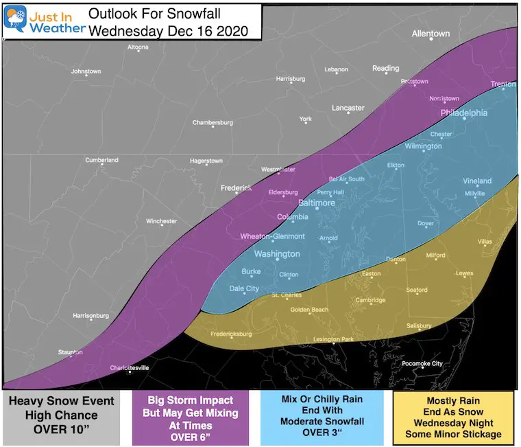 December 13 winter storm Wednesday First Call