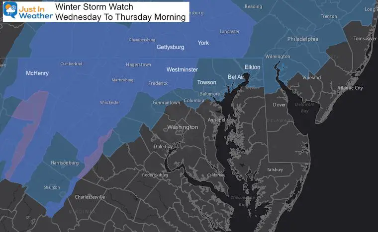 December 14 Winter Storm Watch