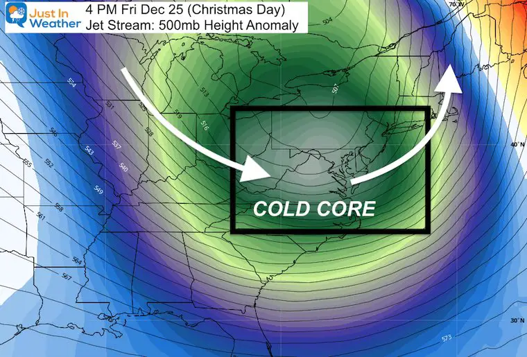 December 18 storm jet stream Christmas Day