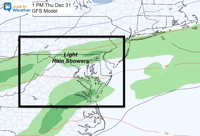 December 28 forecast weather Thursday