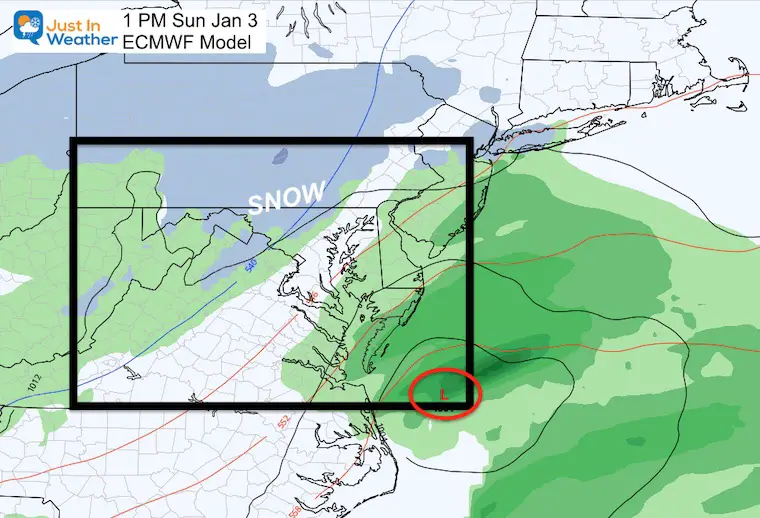 December 28 forecast weather snow Sunday