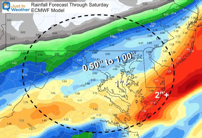 December 3 weather rain total ECWMF