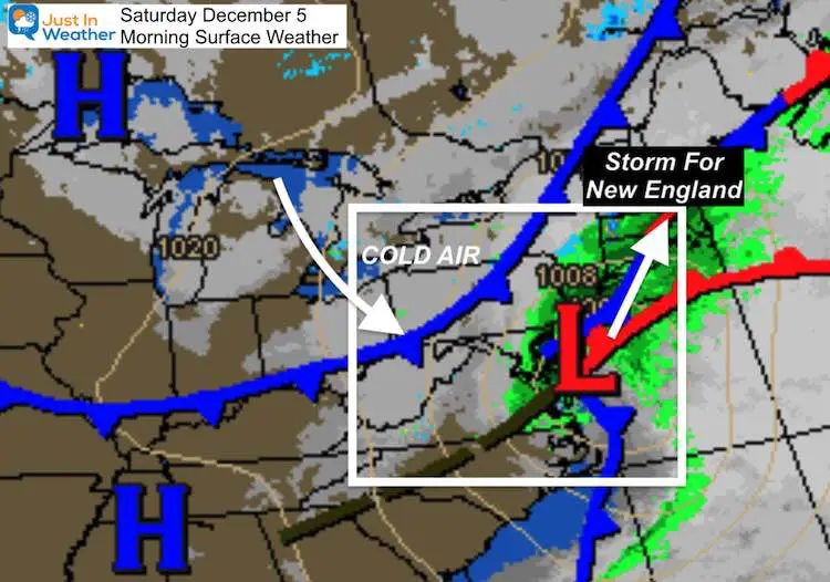 December 5 weather Saturday morning