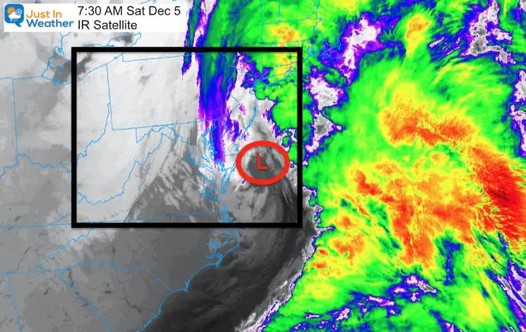 December 5 weather storm satellite Saturday