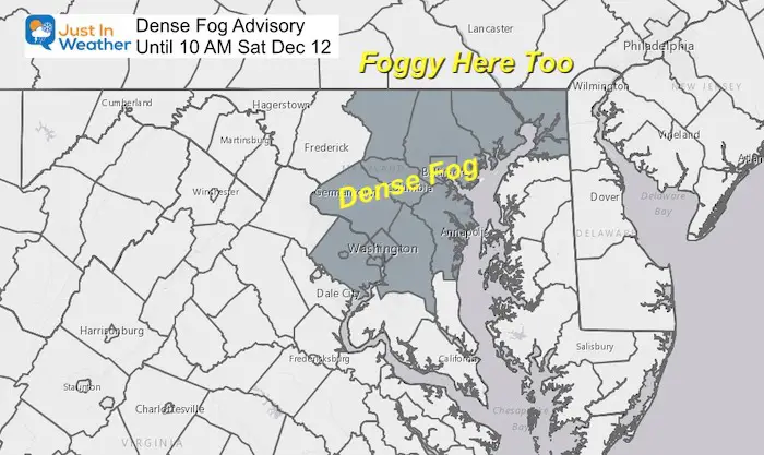 Deember 12 Dense Fog Advisory