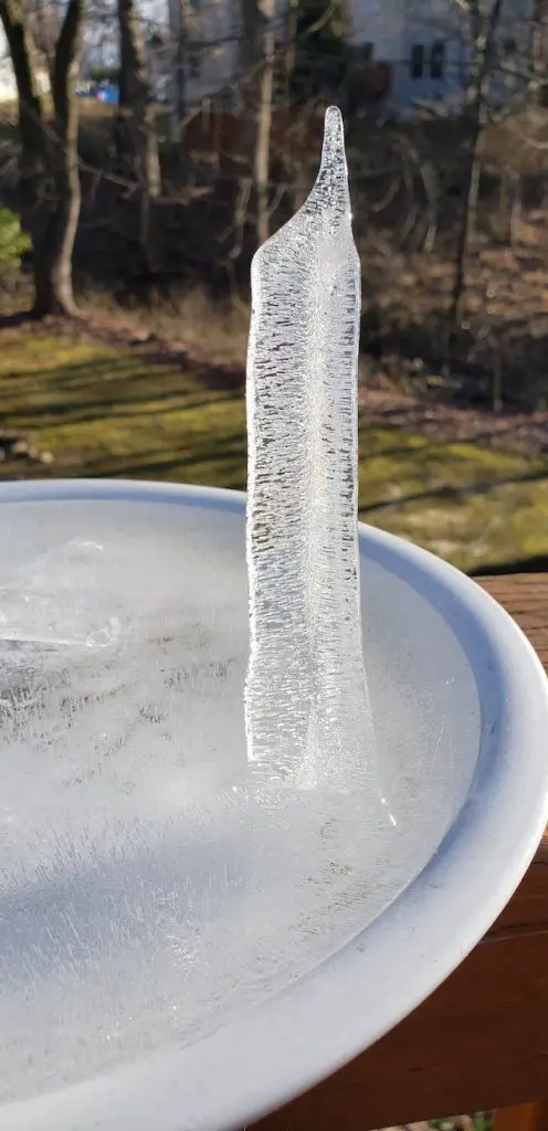 Ice Spike Close Up