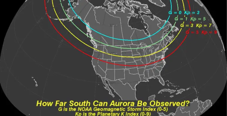 Northern Lights December 2020 Visibility