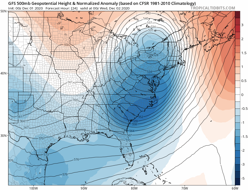 December 1 weather winter cold jet stream