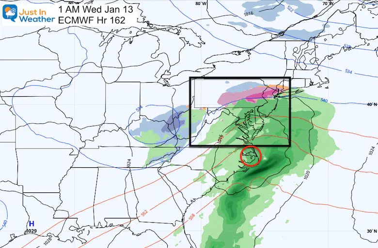 Euro Snow forecast From Wed Morning