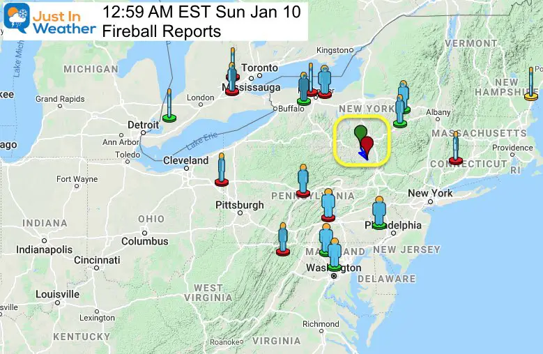 Fireball Sun Jan 10 1259 AM Close