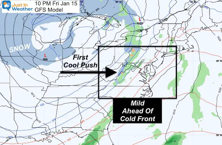 January 11 weather snow rain Friday