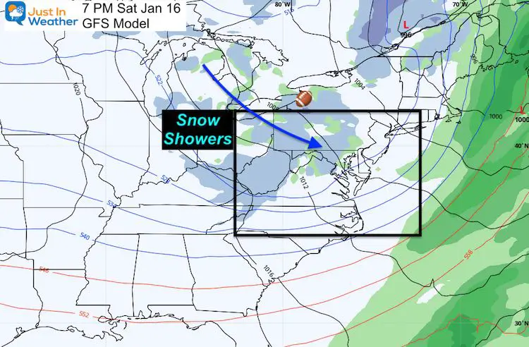 January 11 weather snow rain Saturday Ravens