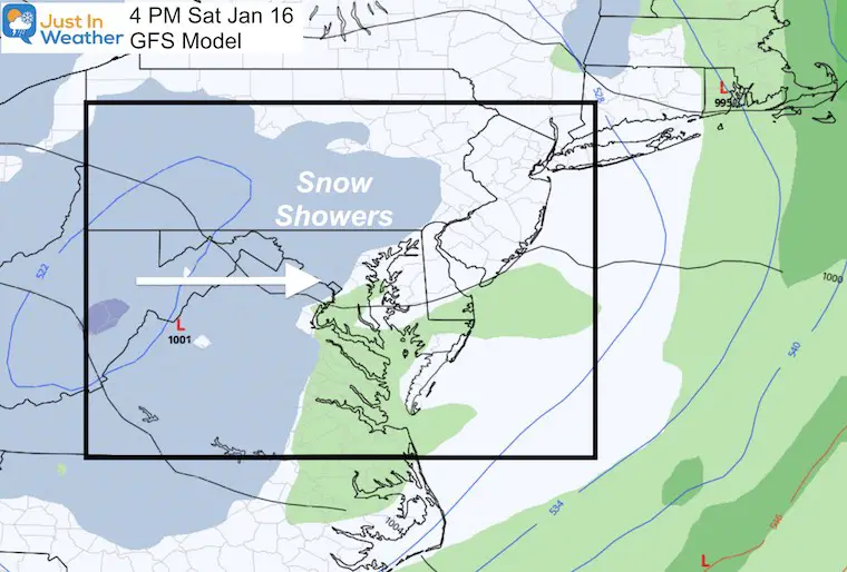 January 14 weather snow rain Saturday afternoon