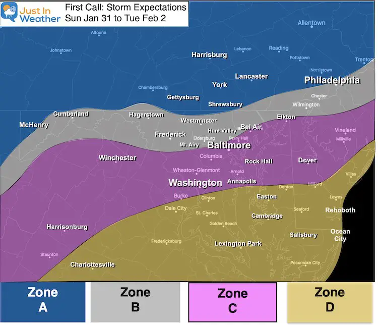 January 28 Snow Storm First Call