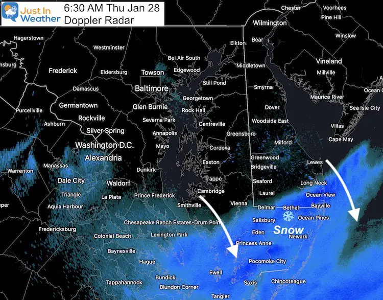 January 28 weather snow morning radar