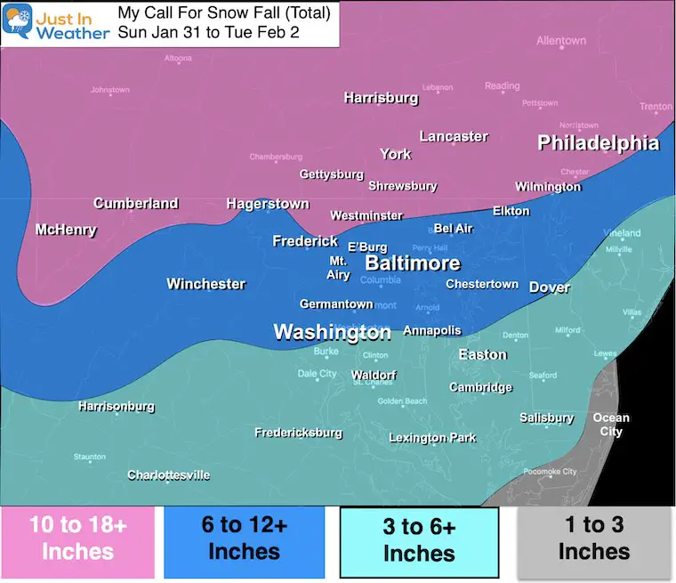 January 30 snowfall my call