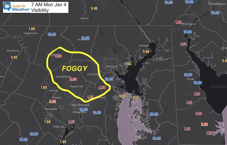 January 4 weather fog visibility