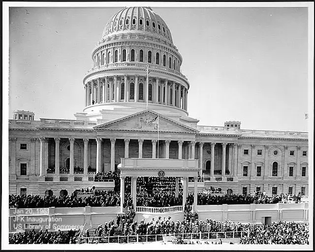 US Capitol for inaugurationJFK