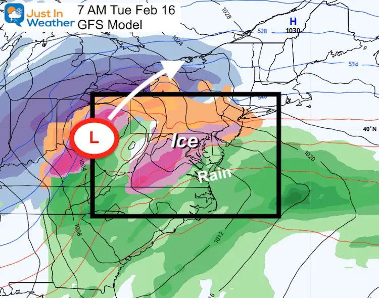 February 10 weather winter storm Tuesday