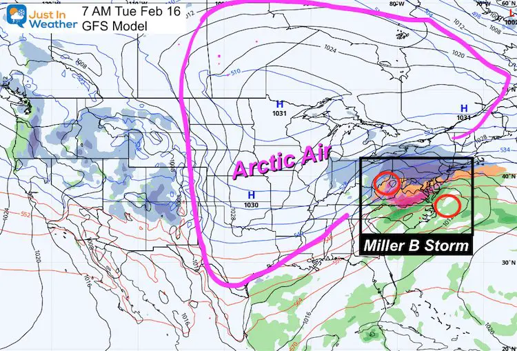 February 11 weather Tuesday Storm USA