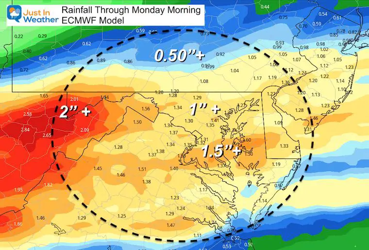 February 26 weather rain storm total