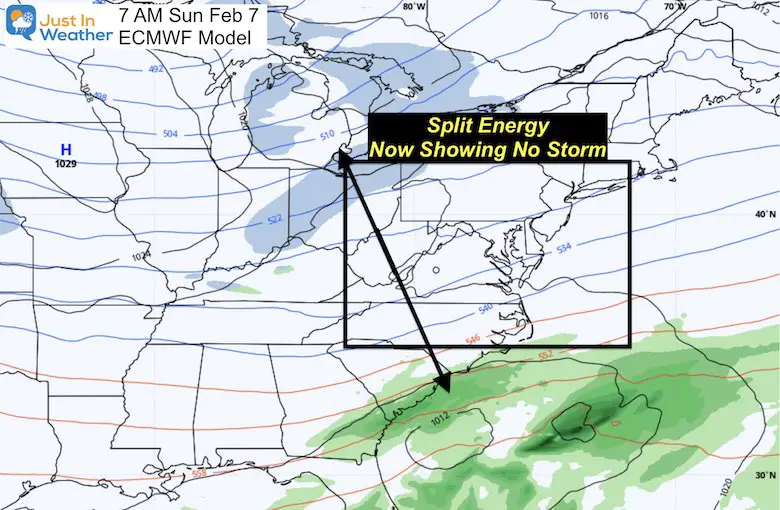 February 3 weather snow Sunday