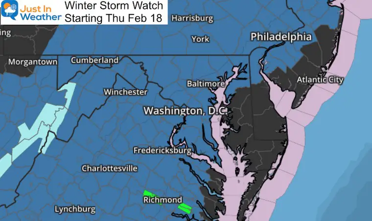 Winter Storm Watch February 18