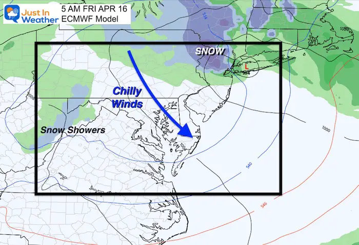 April 12 weather snow Friday