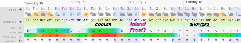 April 15 weather forecast central Maryland Thursday