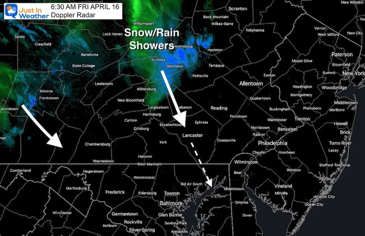 April 16 weather morning radar snow