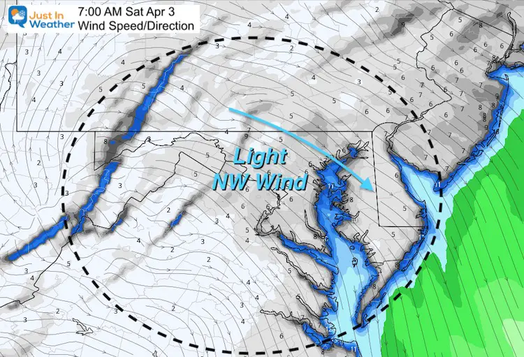 April 2 weather winds Saturday morning