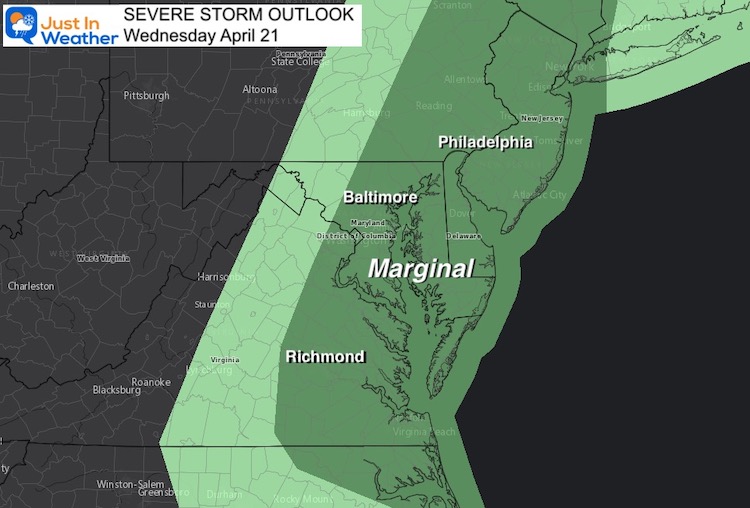 April 20 weather Wednesday storm outlook