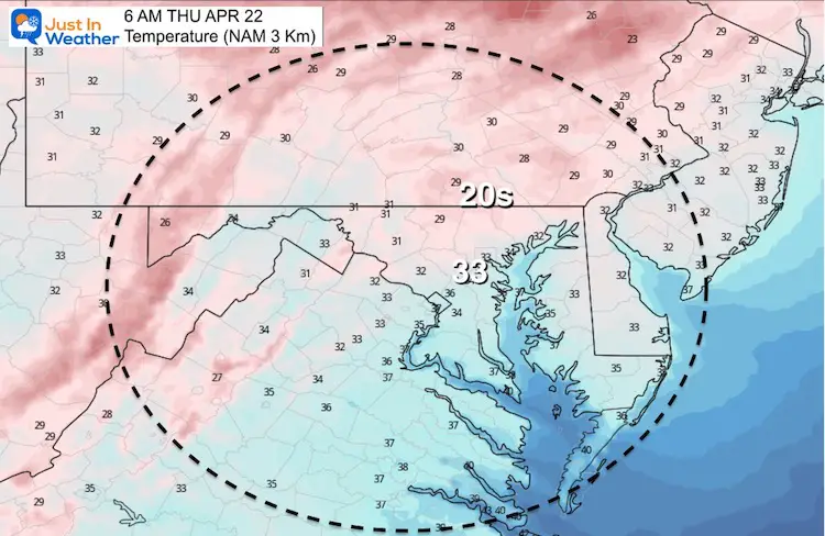 April-22-weather-earth-day-temperature-morning-NAM