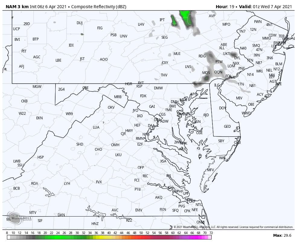 April 6 weather rain forecast