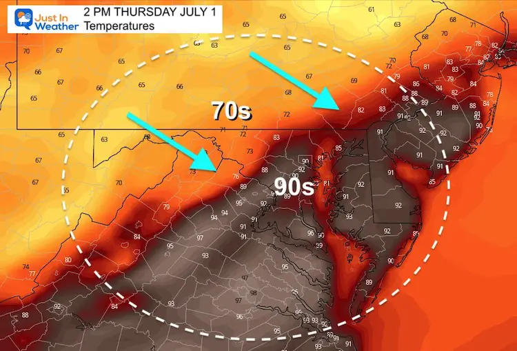 June_29_weather_forecast_high_temperatures_Thursday