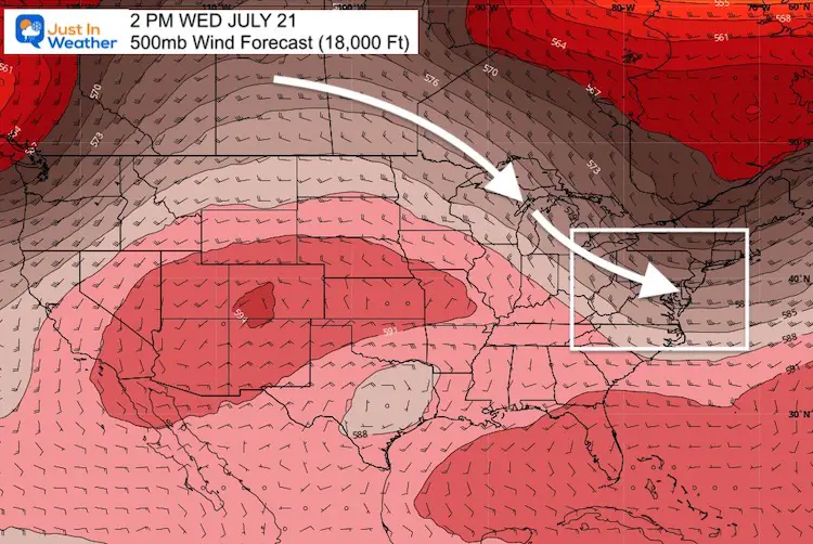 Canada_Wildfires_Smoke_wind_forecast_July_21_Wednesday